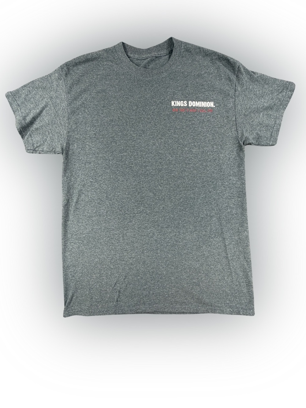 Mens King’s Dominion Heather Gray Short Sleeve T‑Shirt Size M